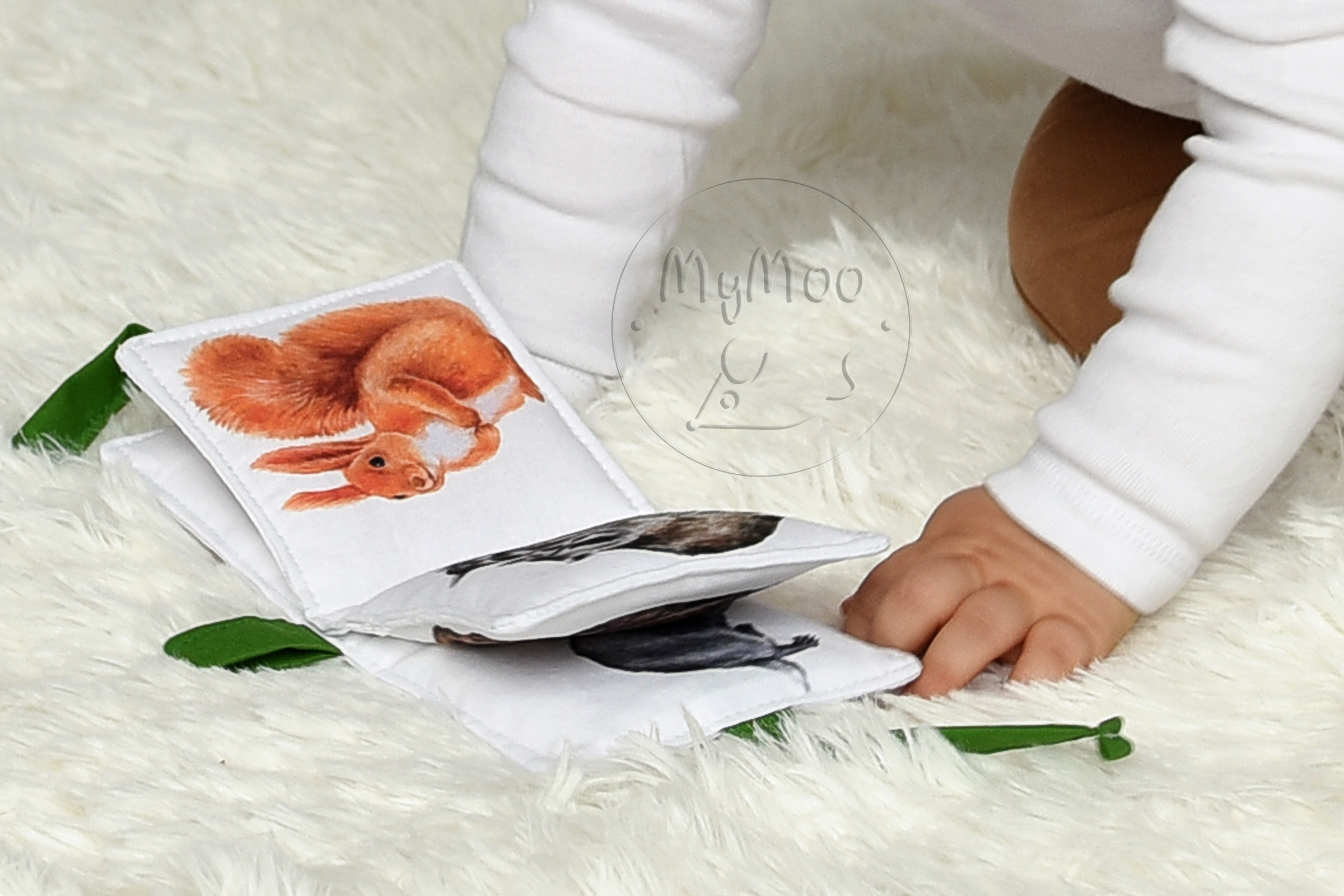 Mini soft book - Procházka lesem