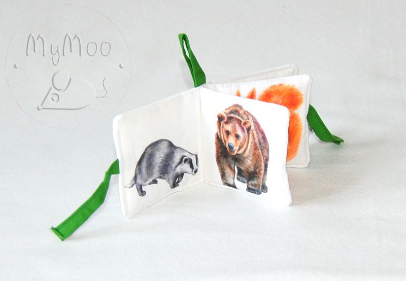 Mini soft book - Procházka lesem